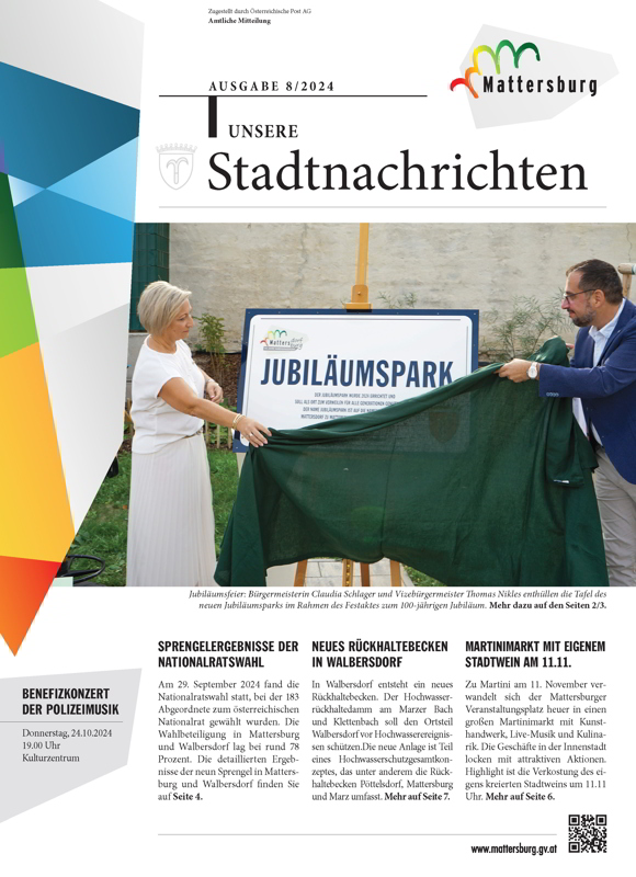 Unsere Stadtnachrichten Ausgabe 8/2024